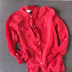 Calvin Klein Red Shirt - Size M